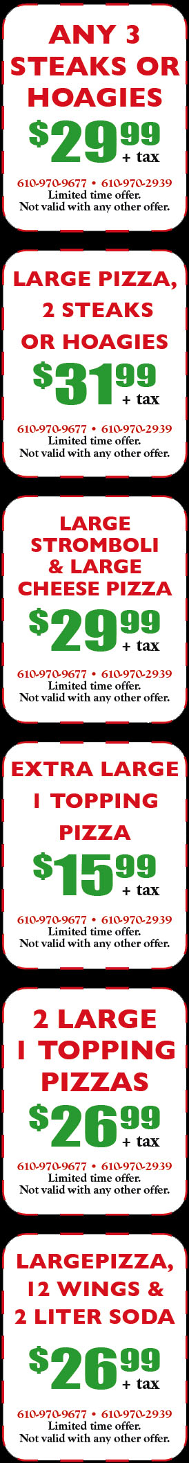 argento's pizza pottstown pa mobile coupons