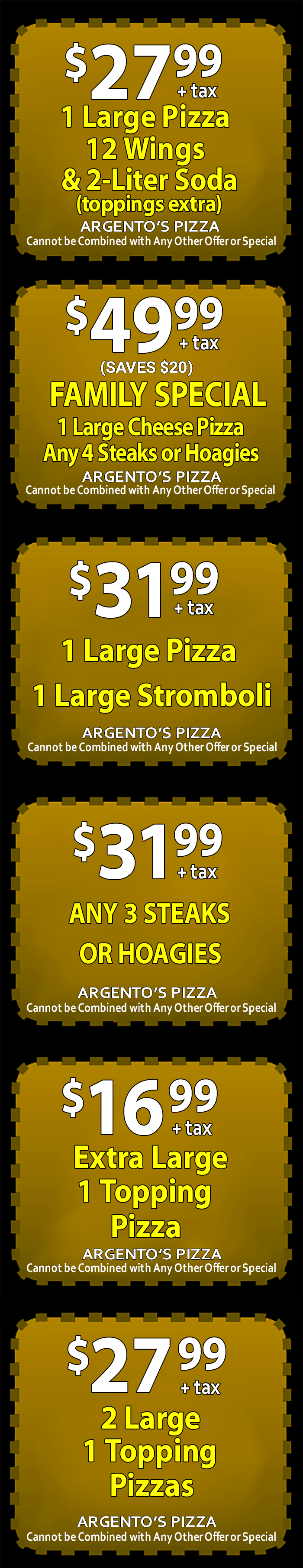 argento's pizza pottstown pa mobile coupons